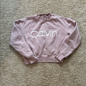 Calvin Klein Collection Pink Crew Neck Sweater